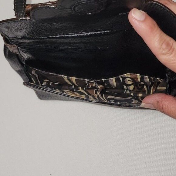 Brighton black and brown vintage purse with contrasting inside - Picture 9 of 12